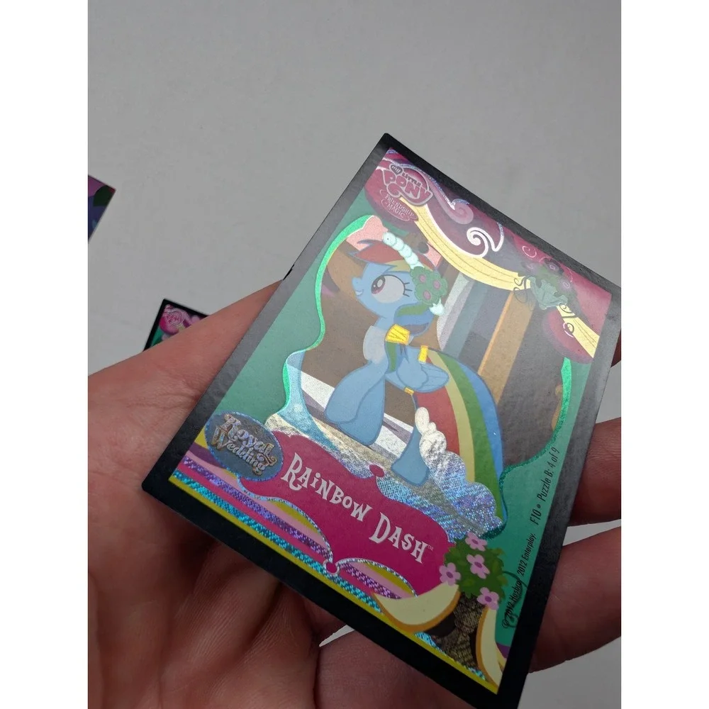 My Little Pony Royal Wedding‎ Card Puzzle Lot Foil 7/9 MP HP